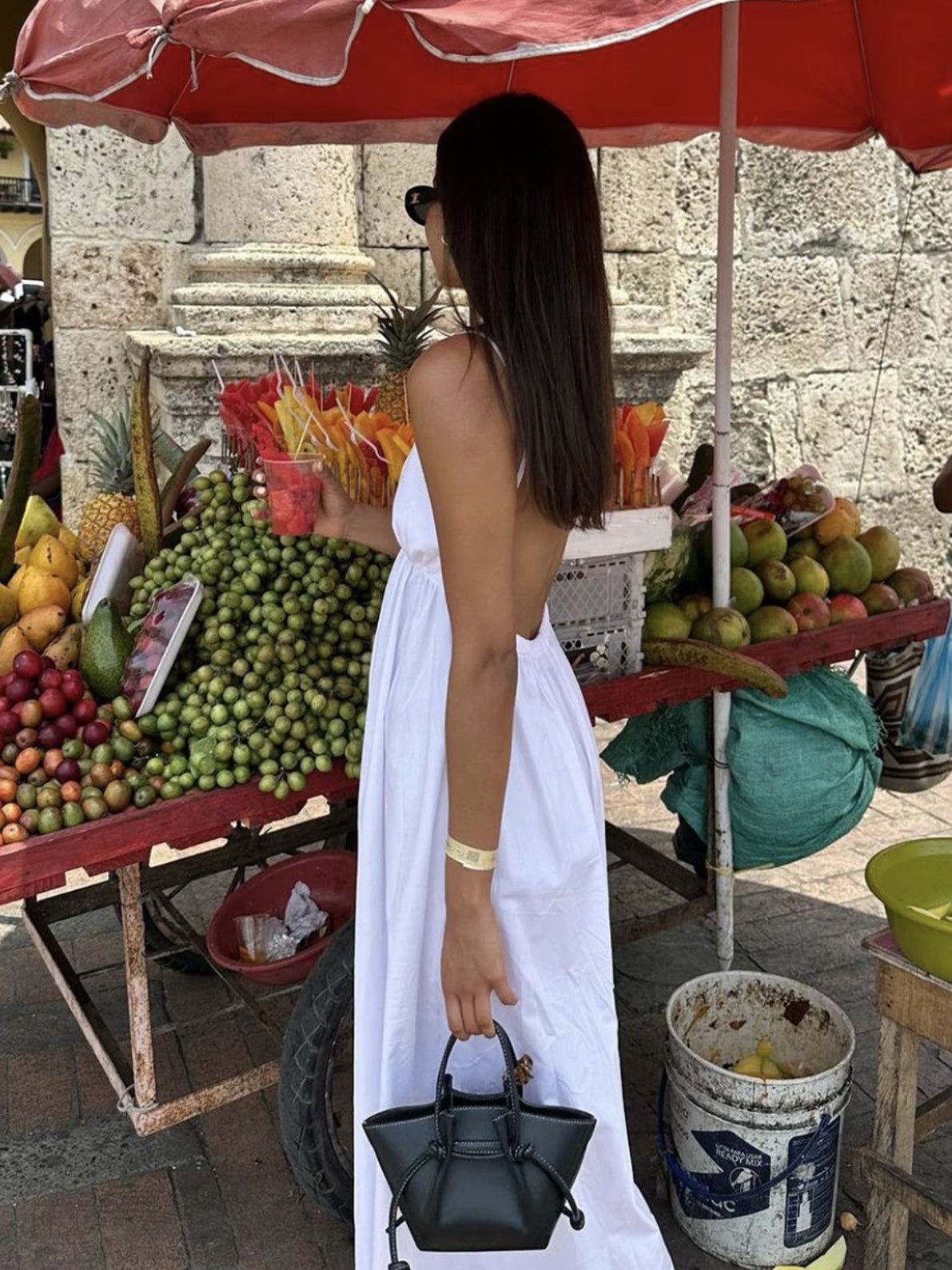 THE COASTAL | COWGIRL OPEN BACK LONG DRESS