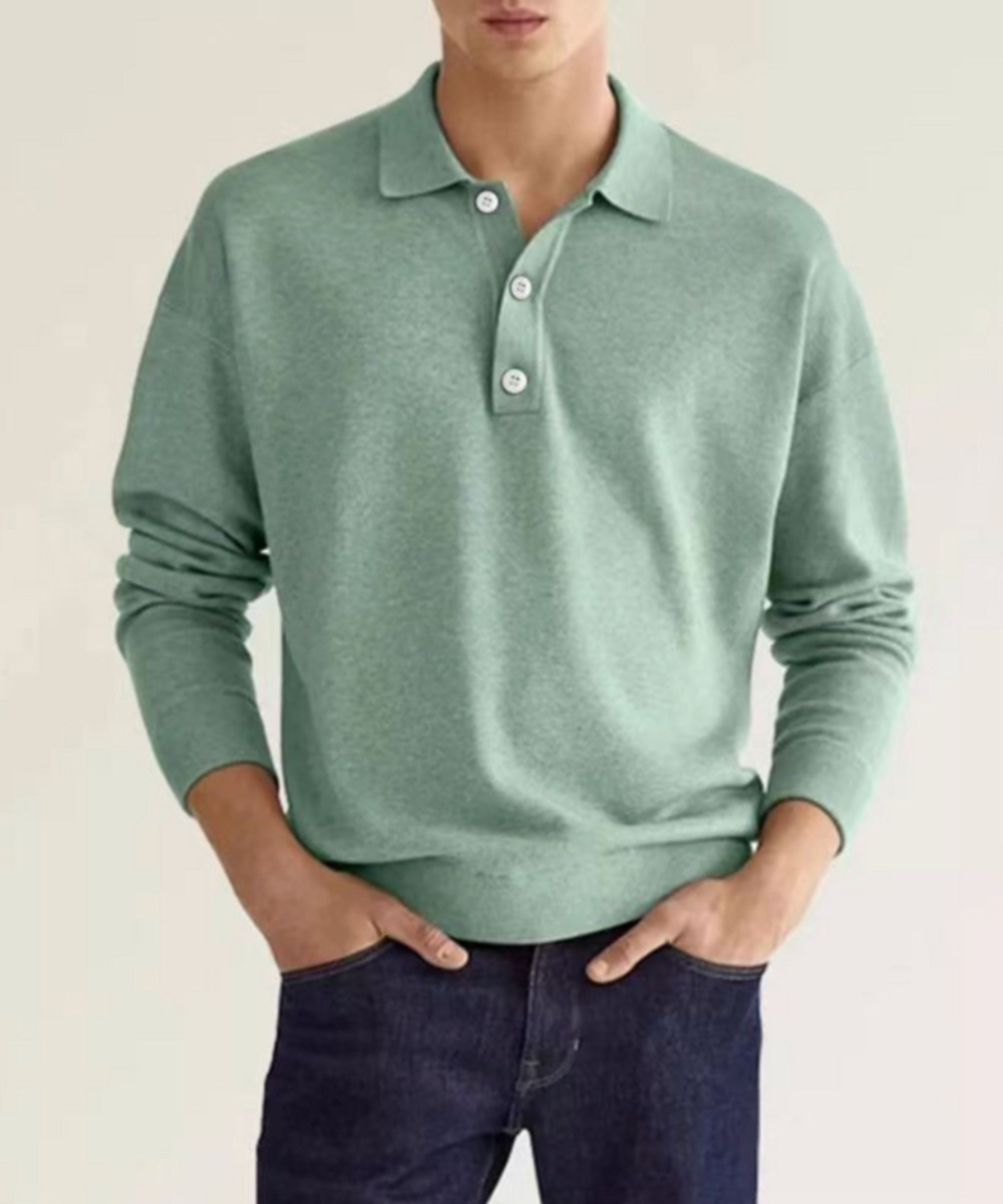 THE MASON | V-NECK POLO SHIRT