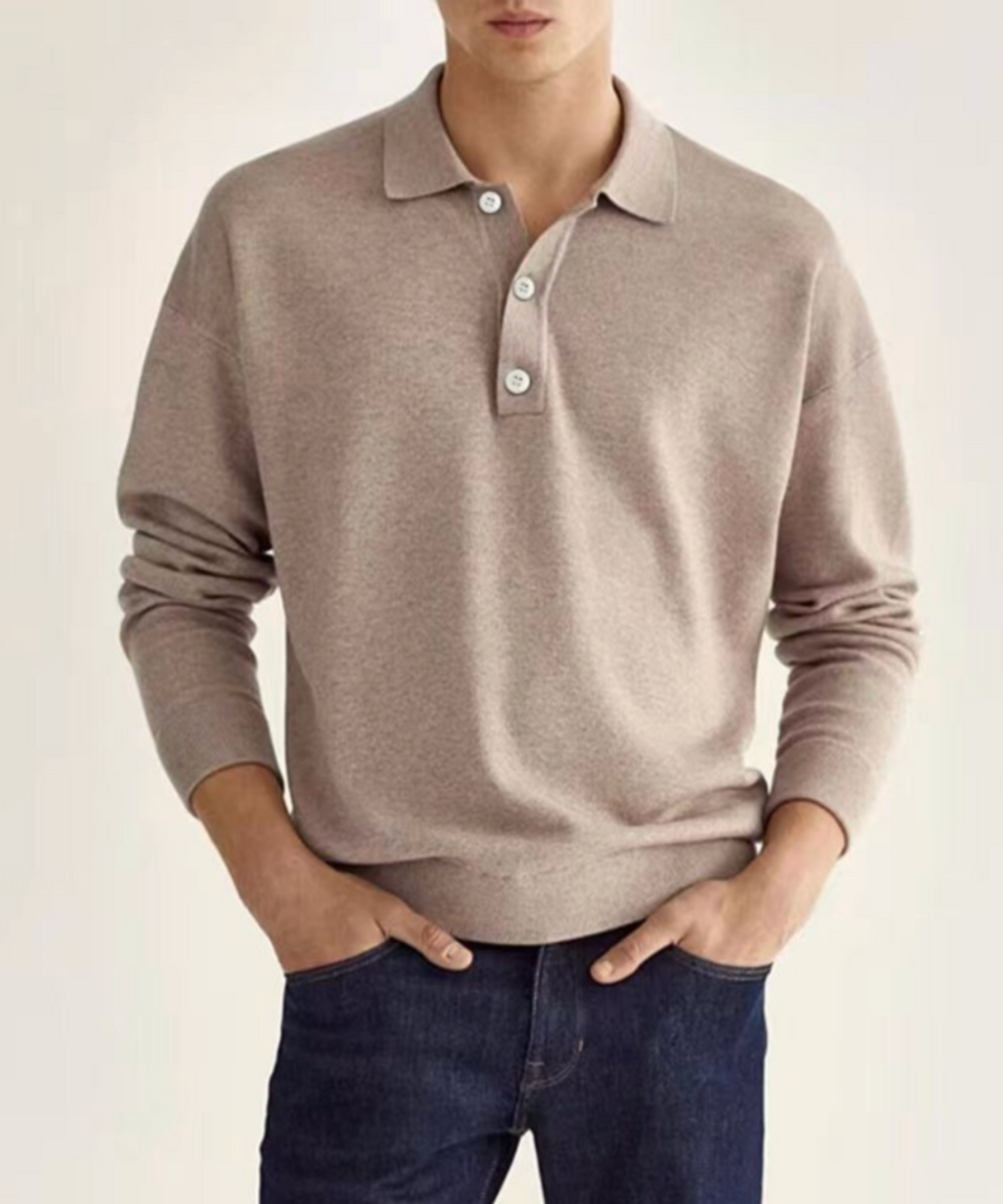 THE MASON | V-NECK POLO SHIRT