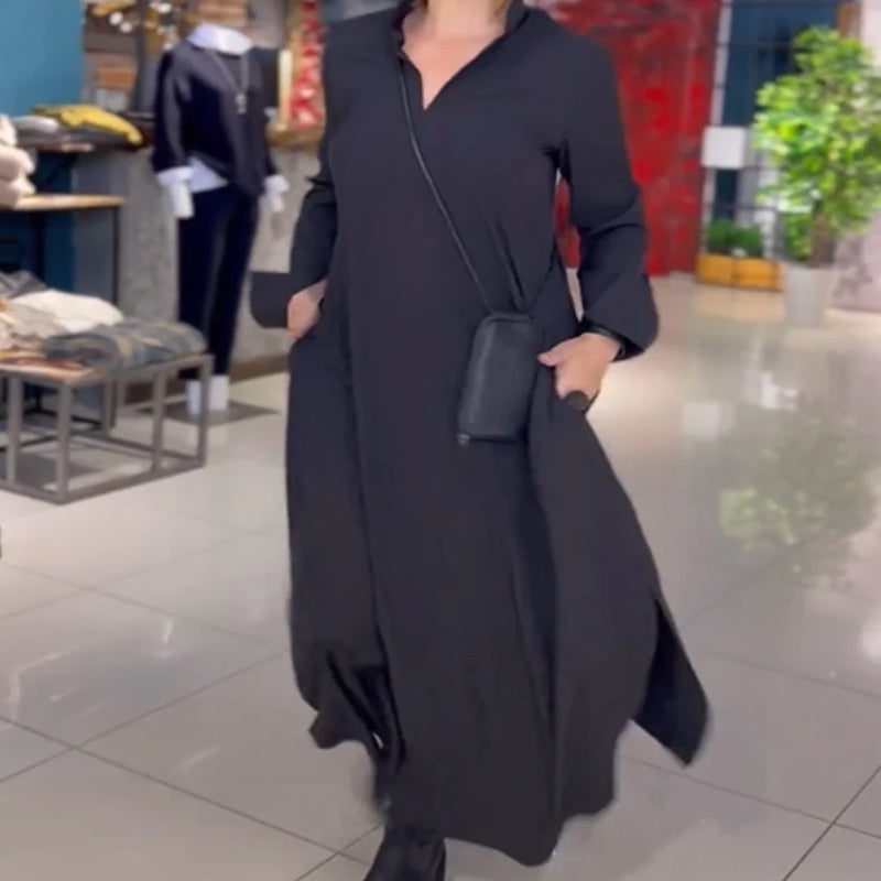 THE ALORA | RELAXED COLLAR DRESS