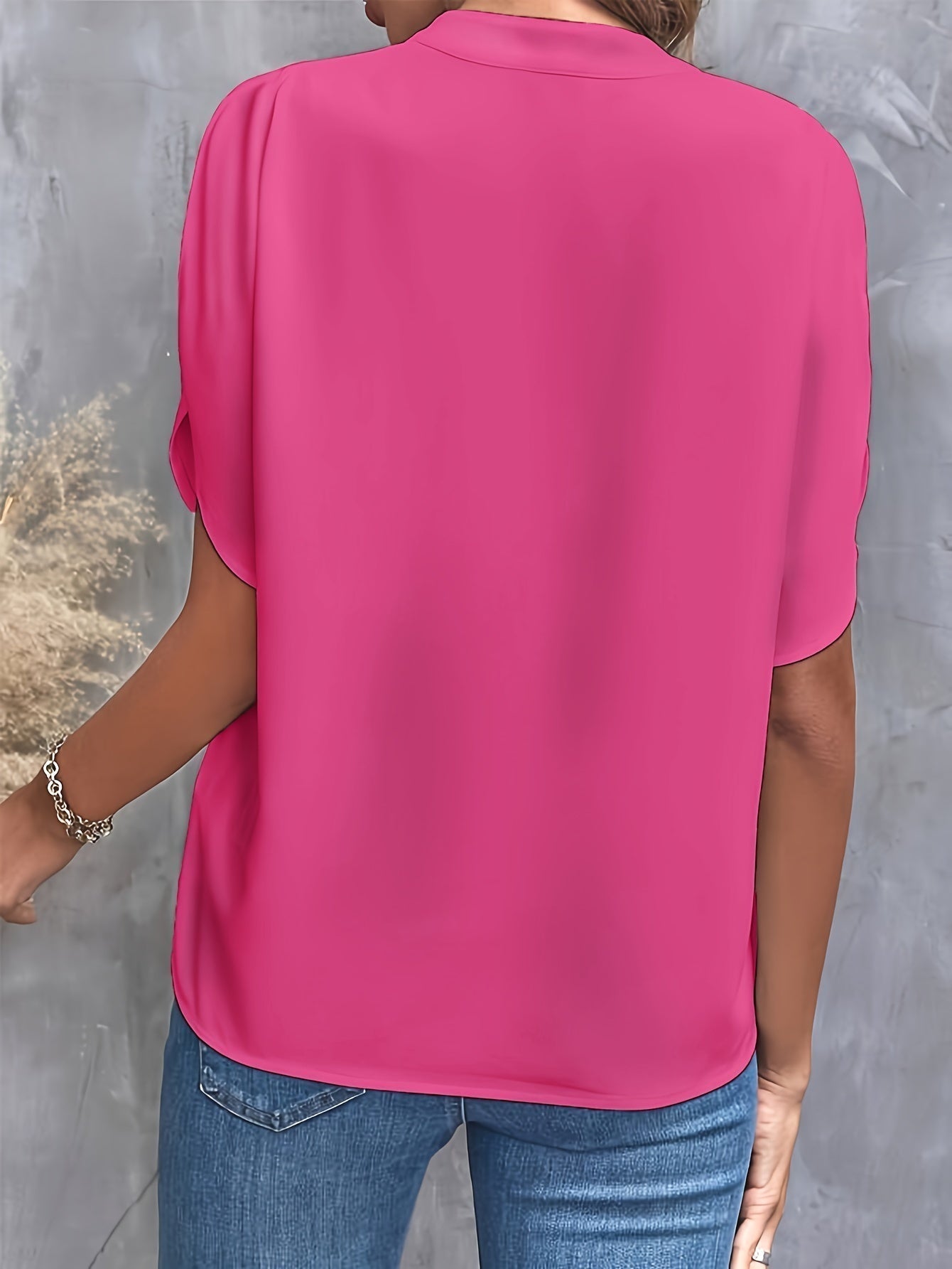THE LINDA | ELEGANT DRAPE BLOUSE
