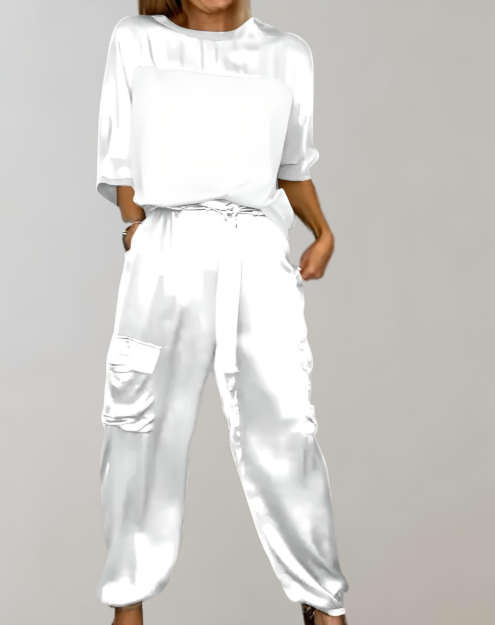 THE FINLEY | SILKY CARGO LOUNGE SET