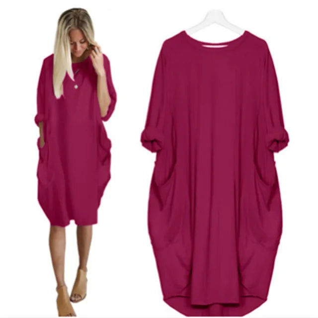 THE BIANCA - COMFORTABLE LOOSE-FITTING DRESS