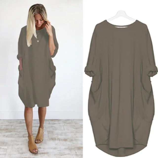 THE BIANCA - COMFORTABLE LOOSE-FITTING DRESS