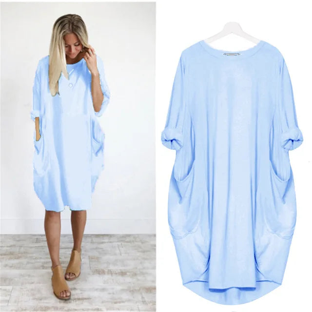 THE BIANCA - COMFORTABLE LOOSE-FITTING DRESS