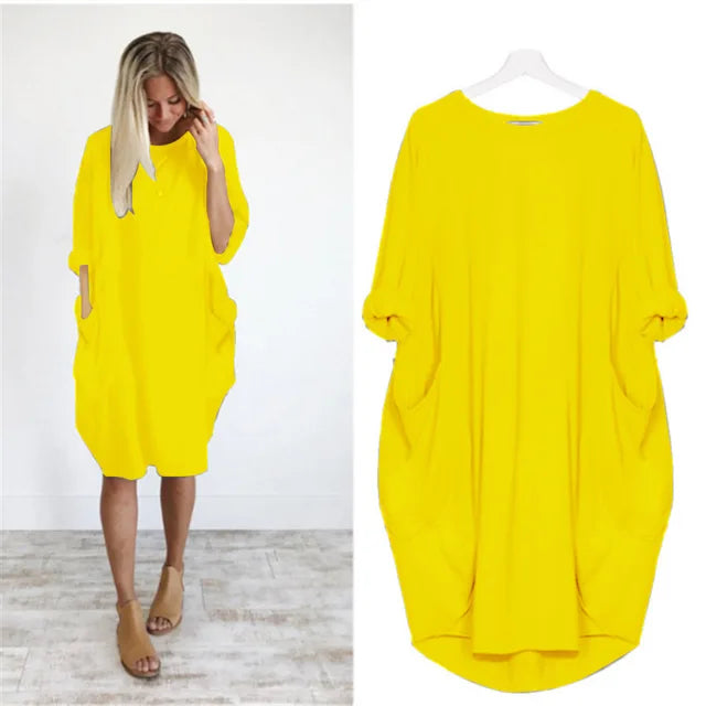 THE BIANCA - COMFORTABLE LOOSE-FITTING DRESS