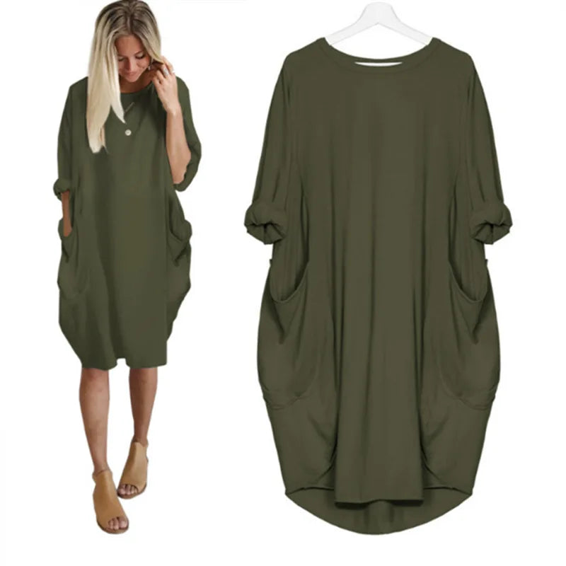 THE BIANCA - COMFORTABLE LOOSE-FITTING DRESS