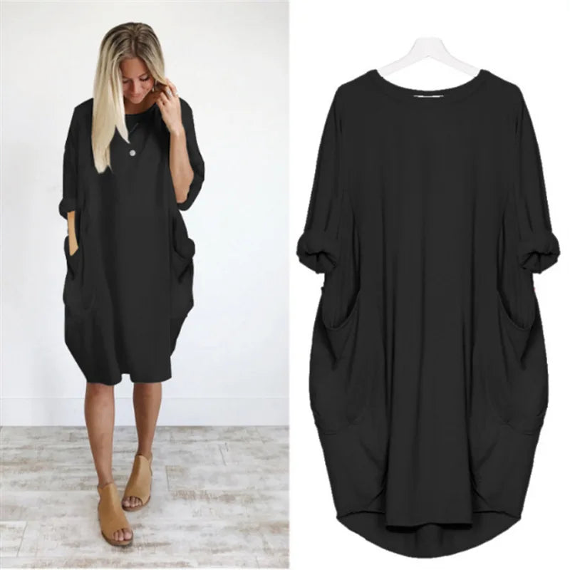 THE BIANCA - COMFORTABLE LOOSE-FITTING DRESS