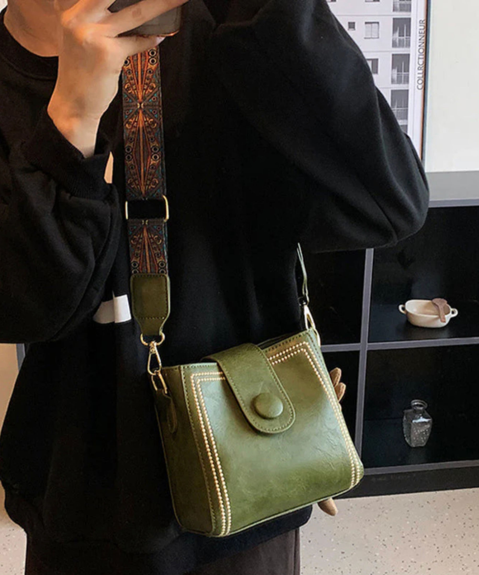 THE SCARLETT | RETRO SHOULDER BAG