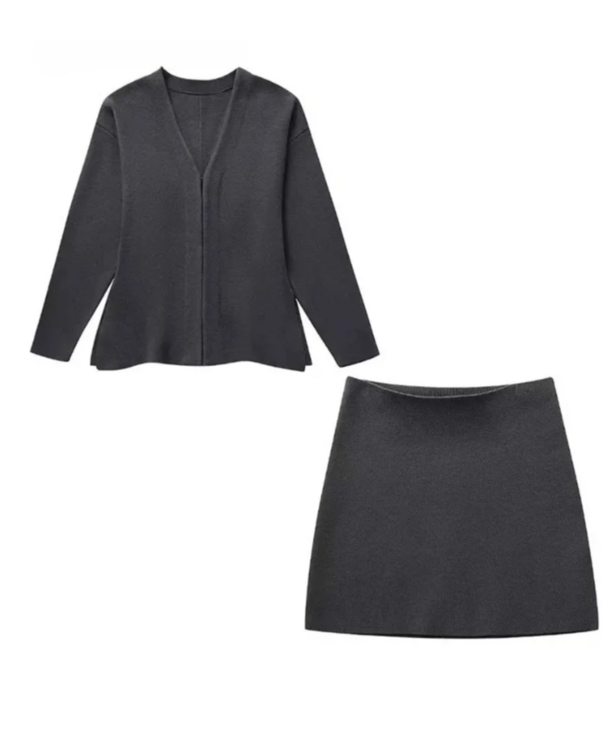 THE CHARLOTTE | V-NECK KNIT SET