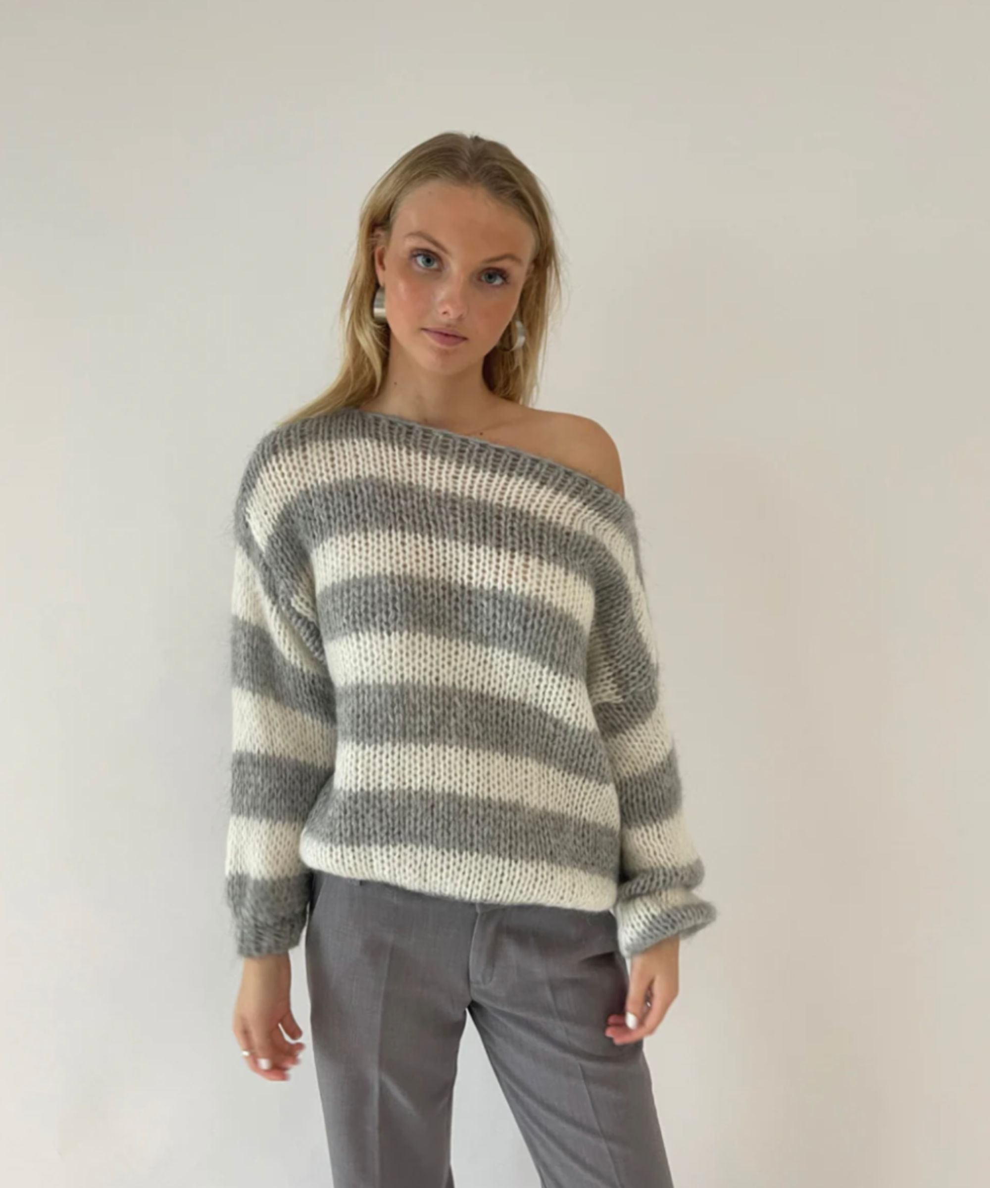 THE AURORA | STRIPED KNIT SWEATER