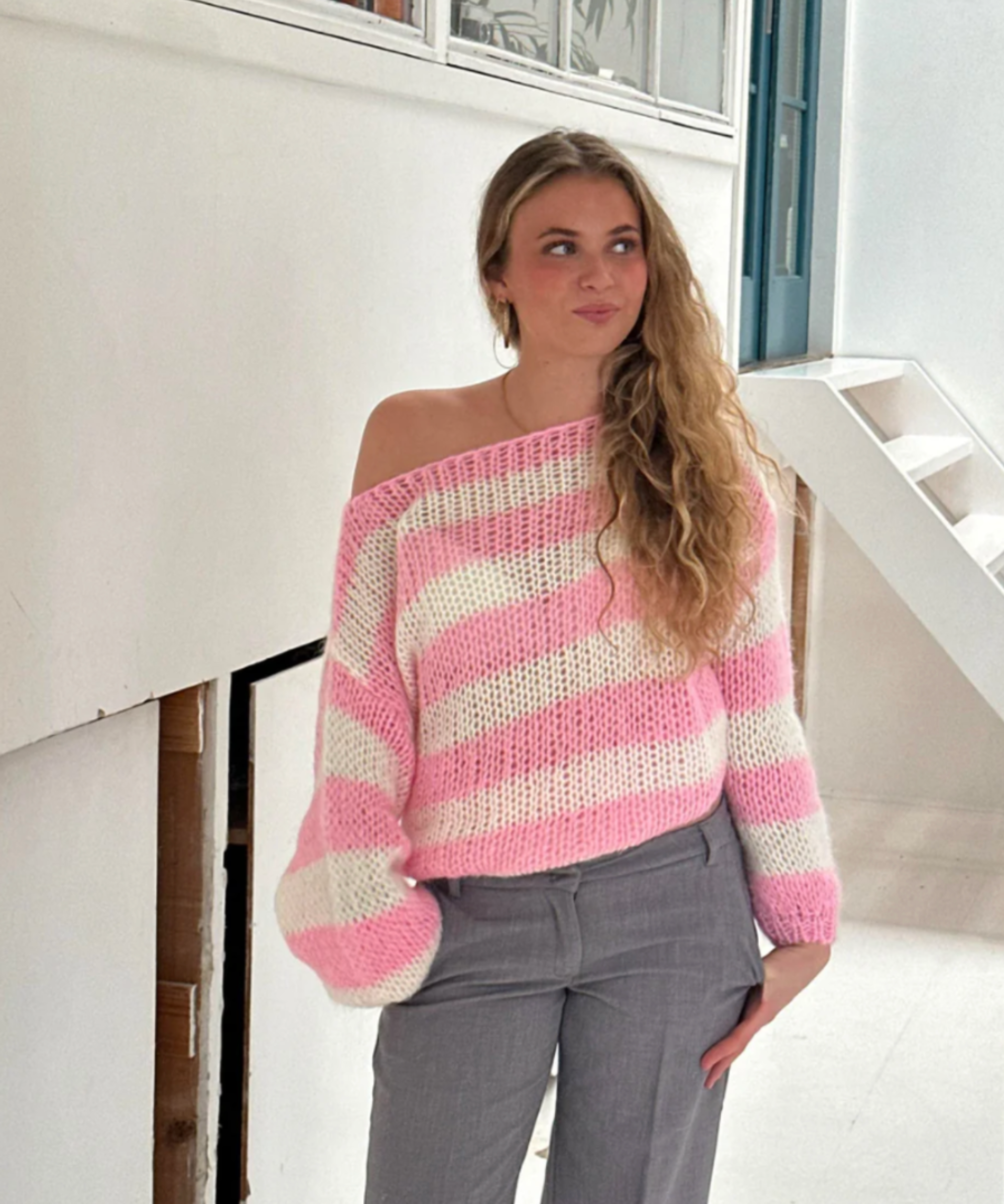 THE AURORA | STRIPED KNIT SWEATER