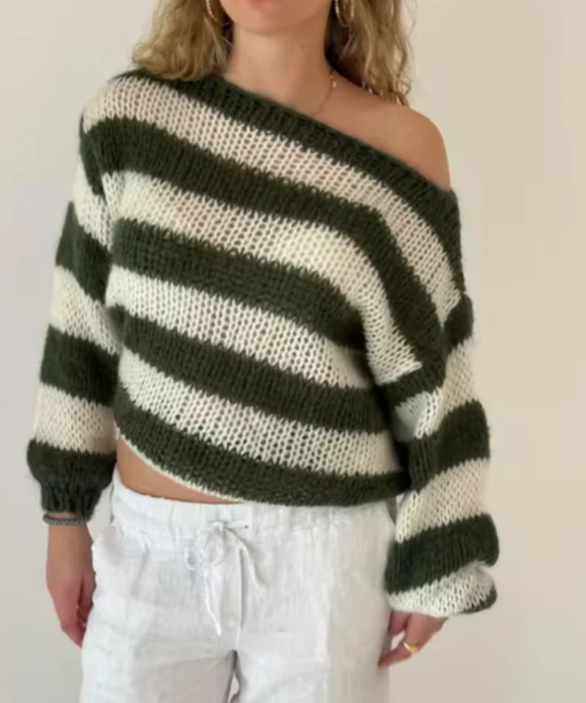 THE AURORA | STRIPED KNIT SWEATER