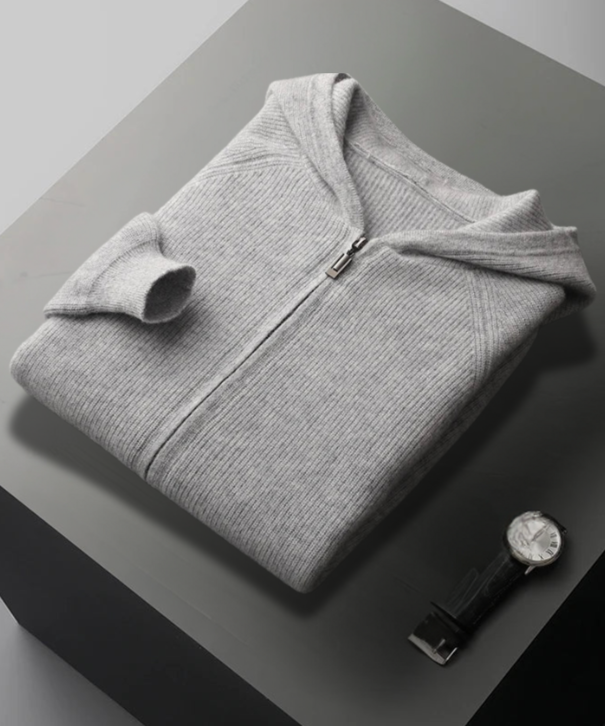 THE ROYAL | CASHMERE MERINO WOOL ZIP-UP