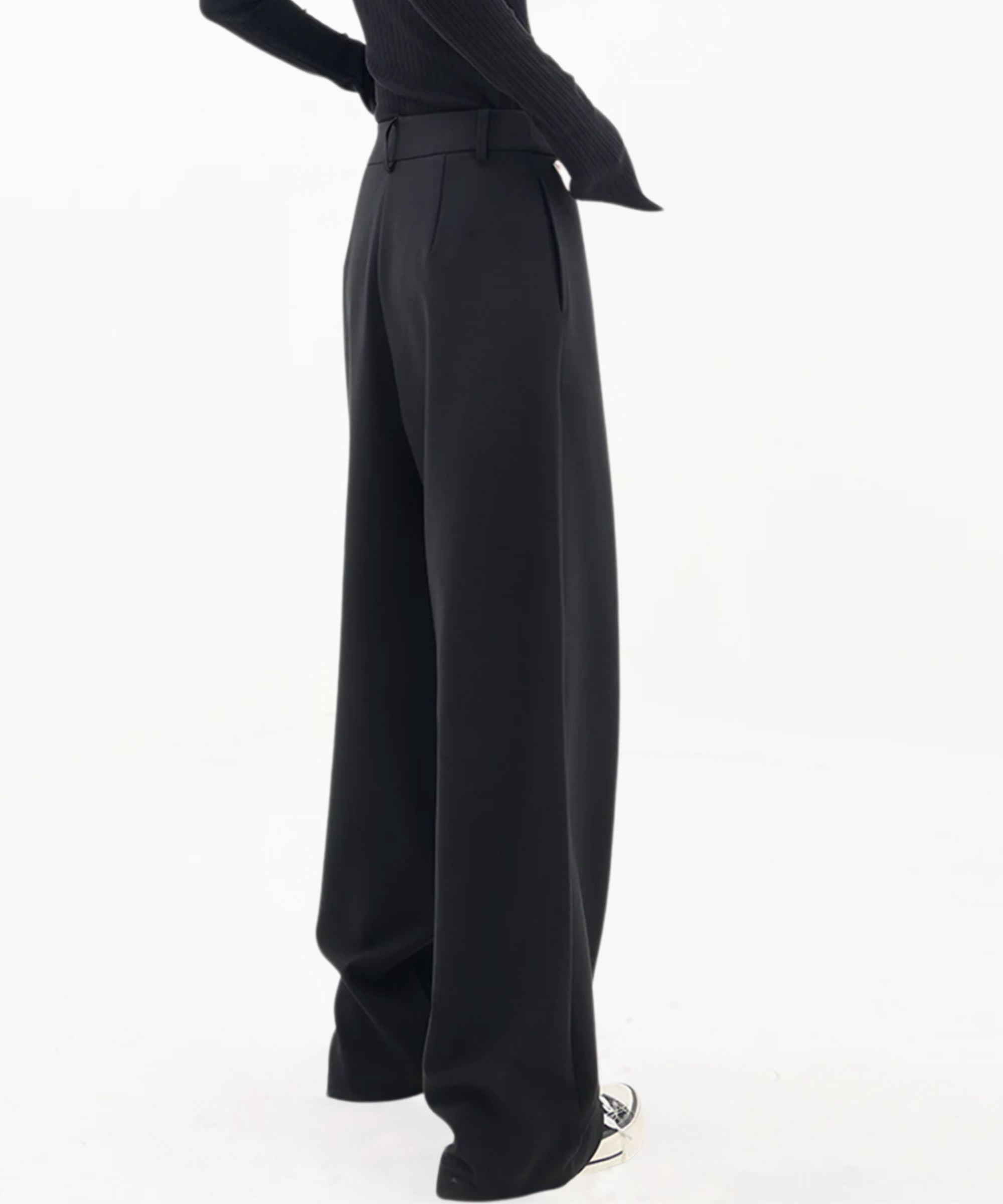 THE MADISON | BUTTON WIDE LEG DRESS PANTS