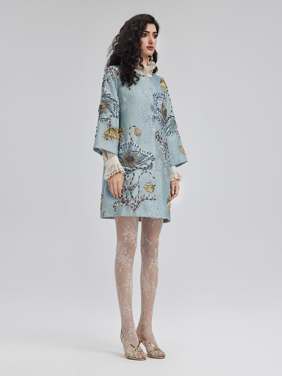 THE SERAPHINA | HANDCRAFTED 3D FLORAL BEADED JACKET