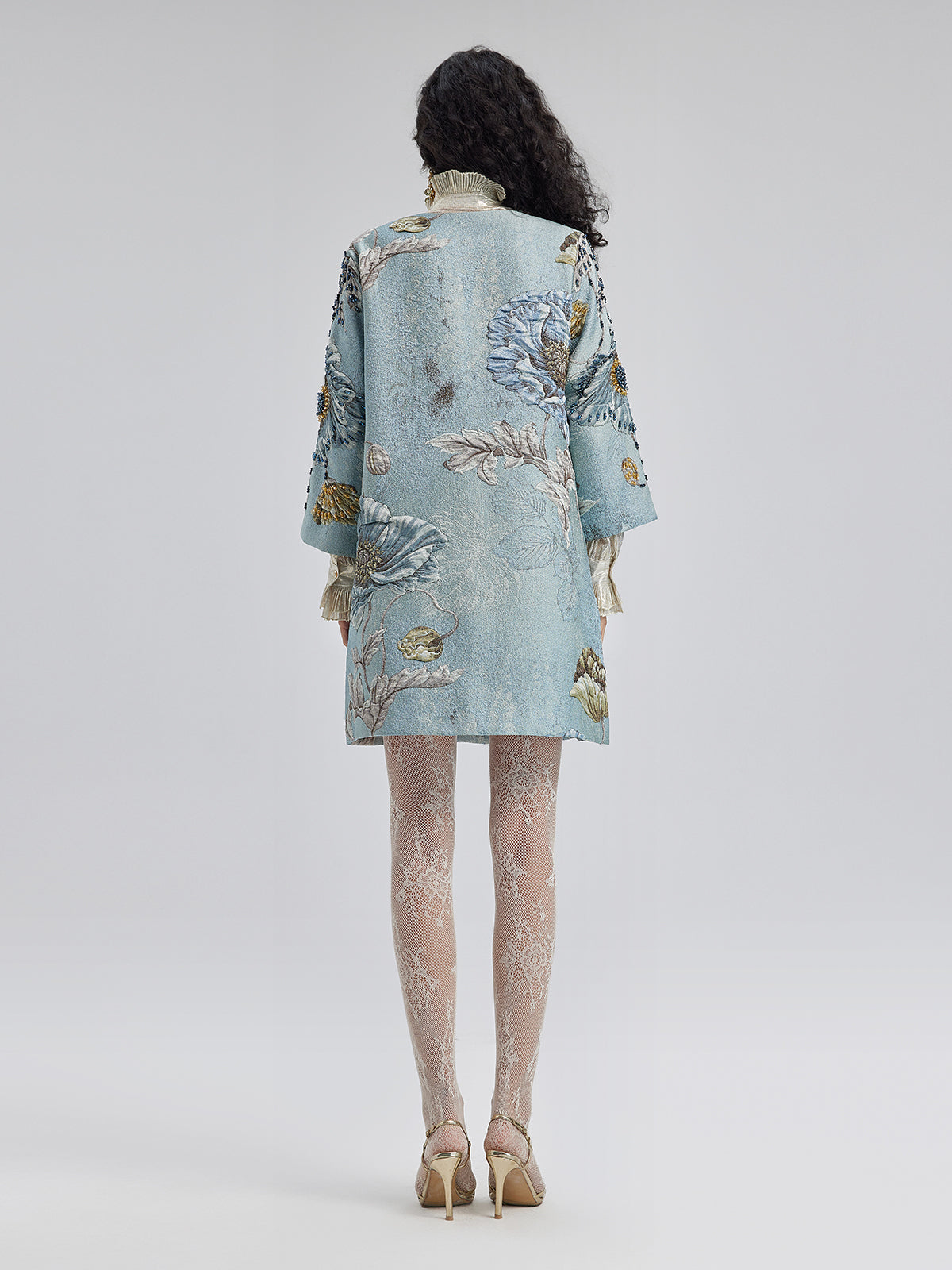 THE SERAPHINA | HANDCRAFTED 3D FLORAL BEADED JACKET