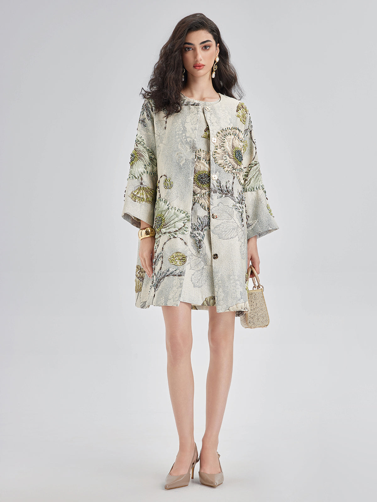THE SERAPHINA | HANDCRAFTED 3D FLORAL BEADED JACKET