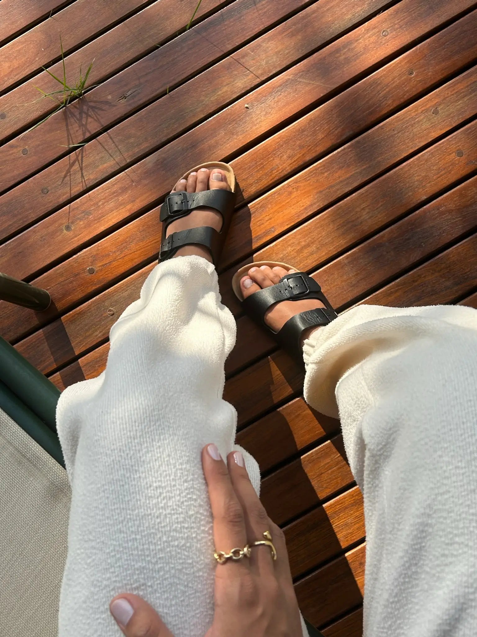 THE TUNDRA LITE | LEATHER SANDALS BLACK