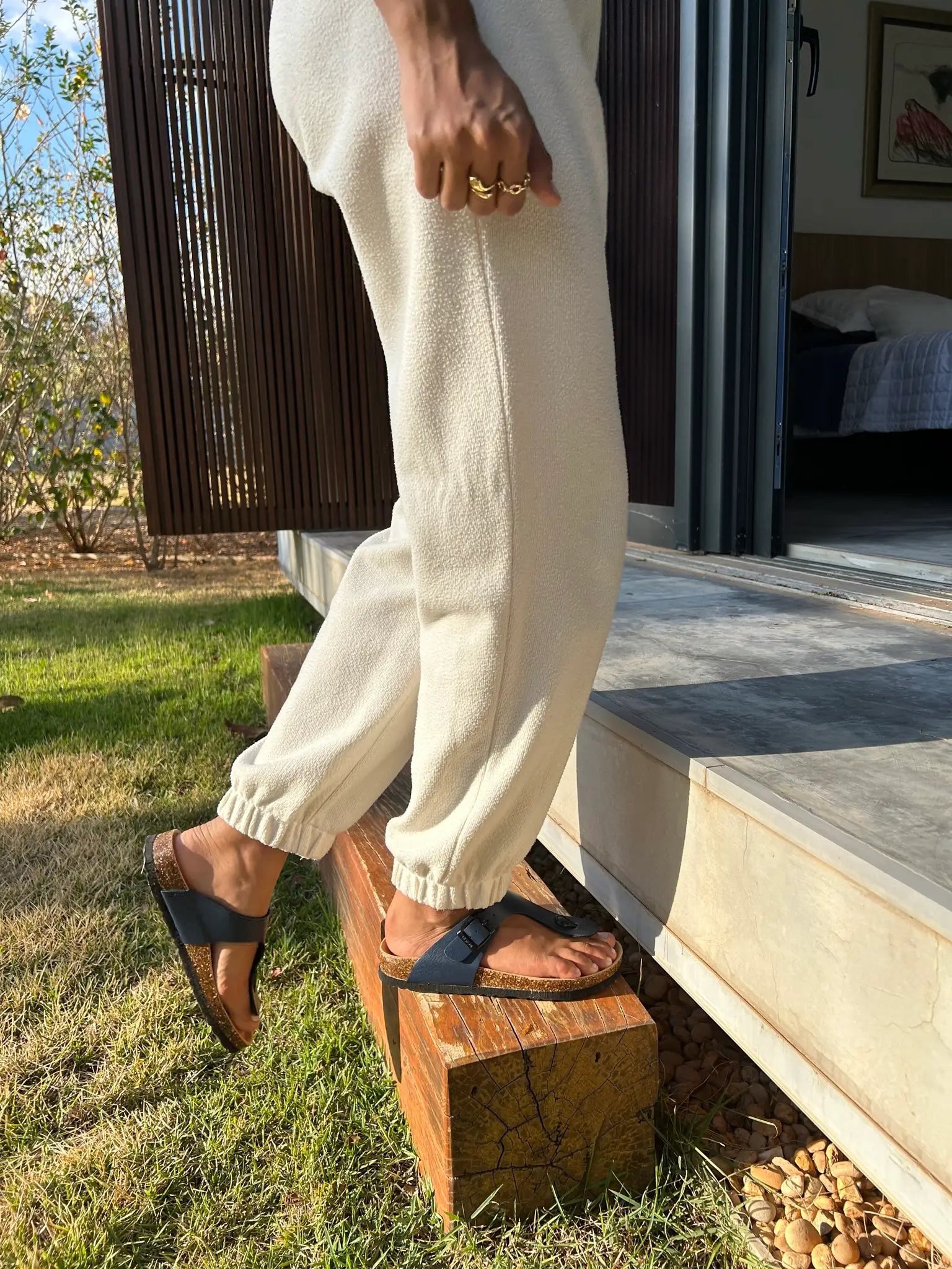 THE ALGONQUIN | SANDALS NAVY BLUE