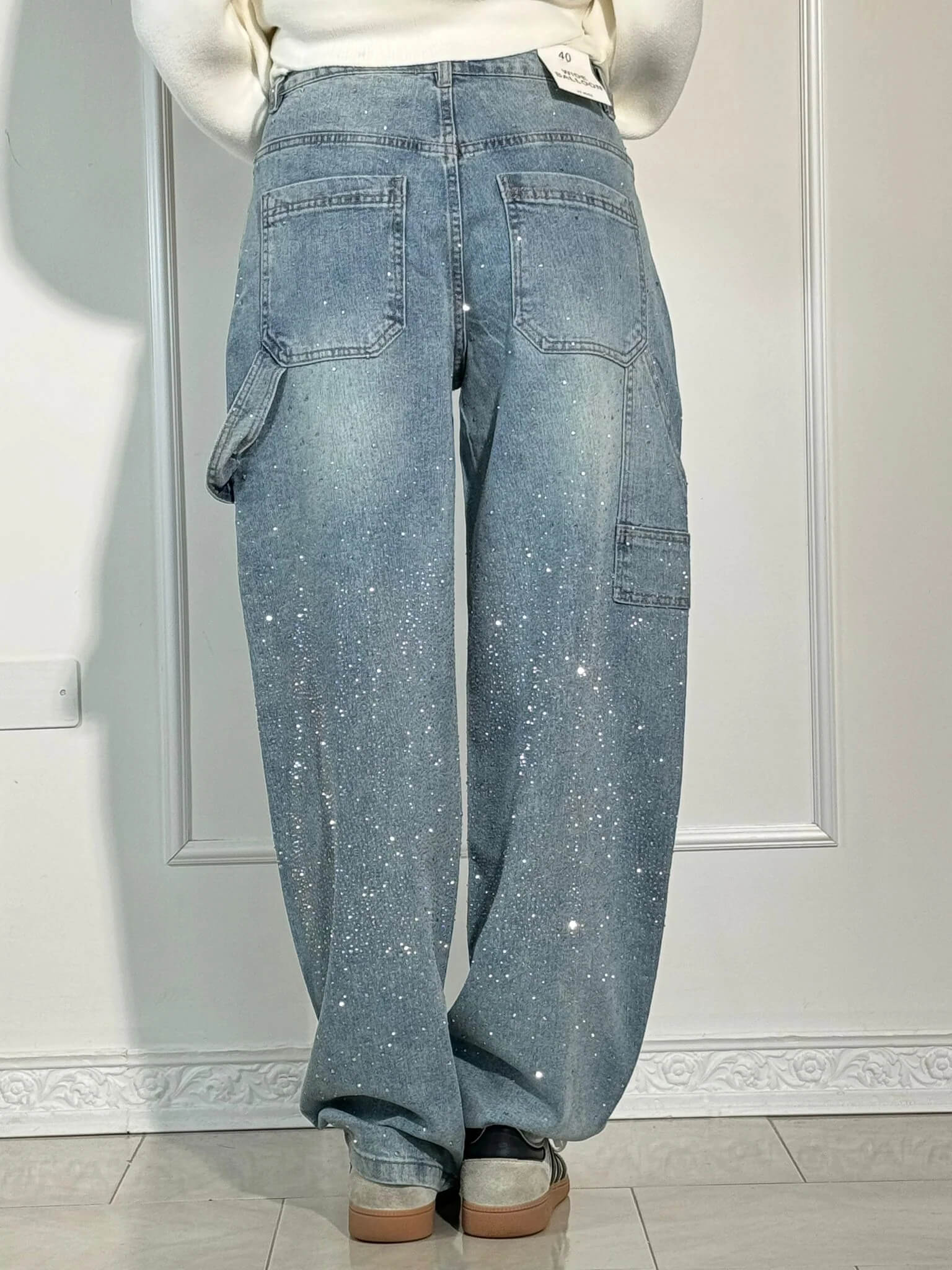 THE CARPENTER | BALLOON JEANS SUPER SHINE JEWEL APPLICATONS