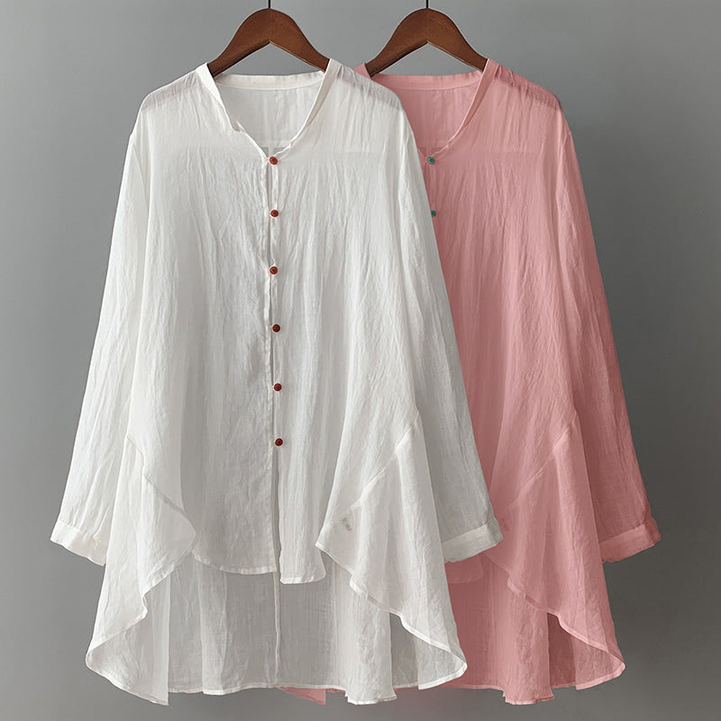 THE SAELI | FLOW LINEN CARDIGAN
