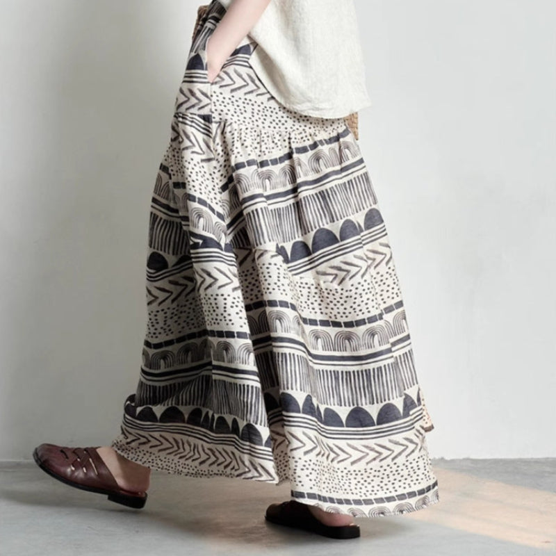 THE ALINE | LINEN SKIRT
