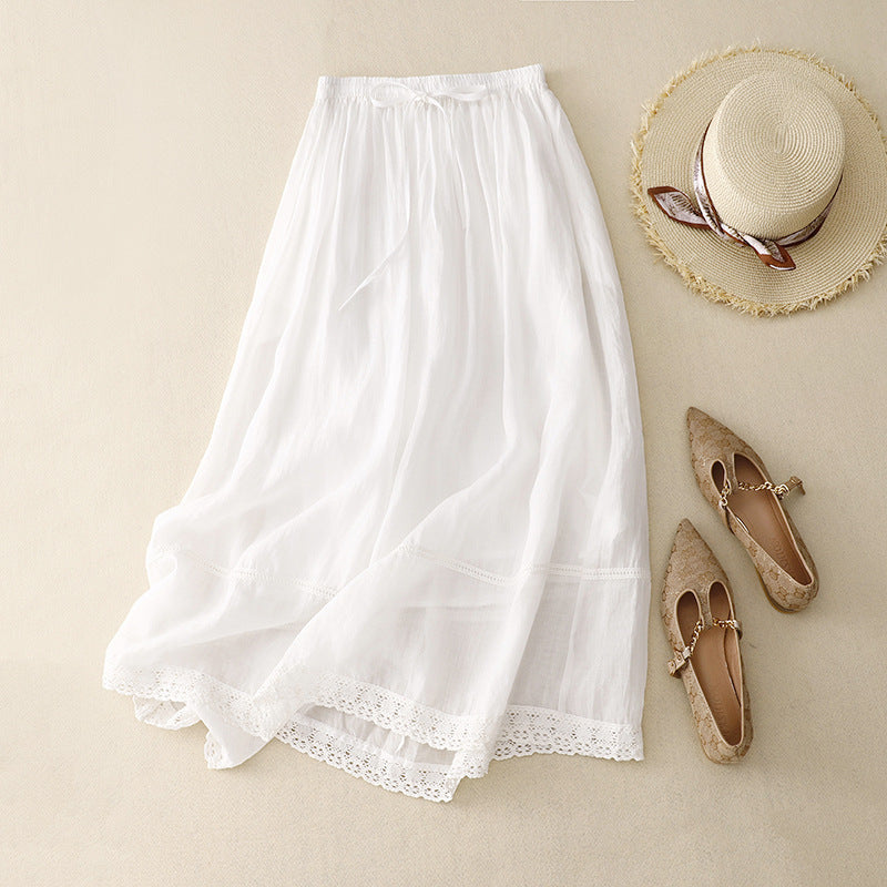 THE LYSSA | FLOW LINEN SKIRT