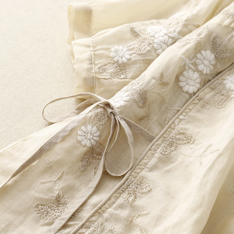 THE MAIRA | LINEN BLOUSE