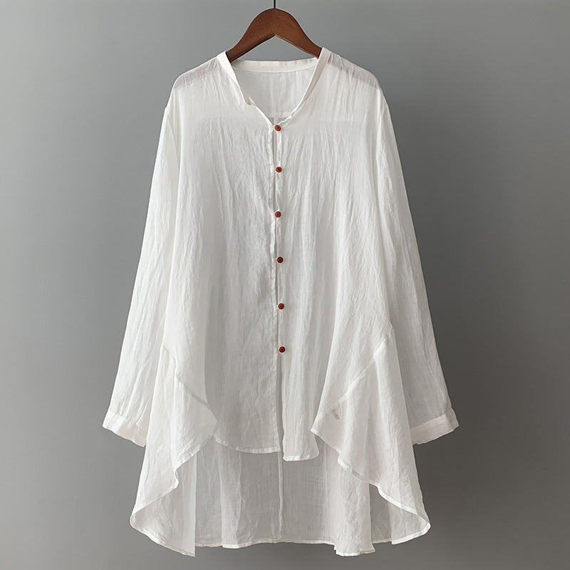 THE SAELI | FLOW LINEN CARDIGAN