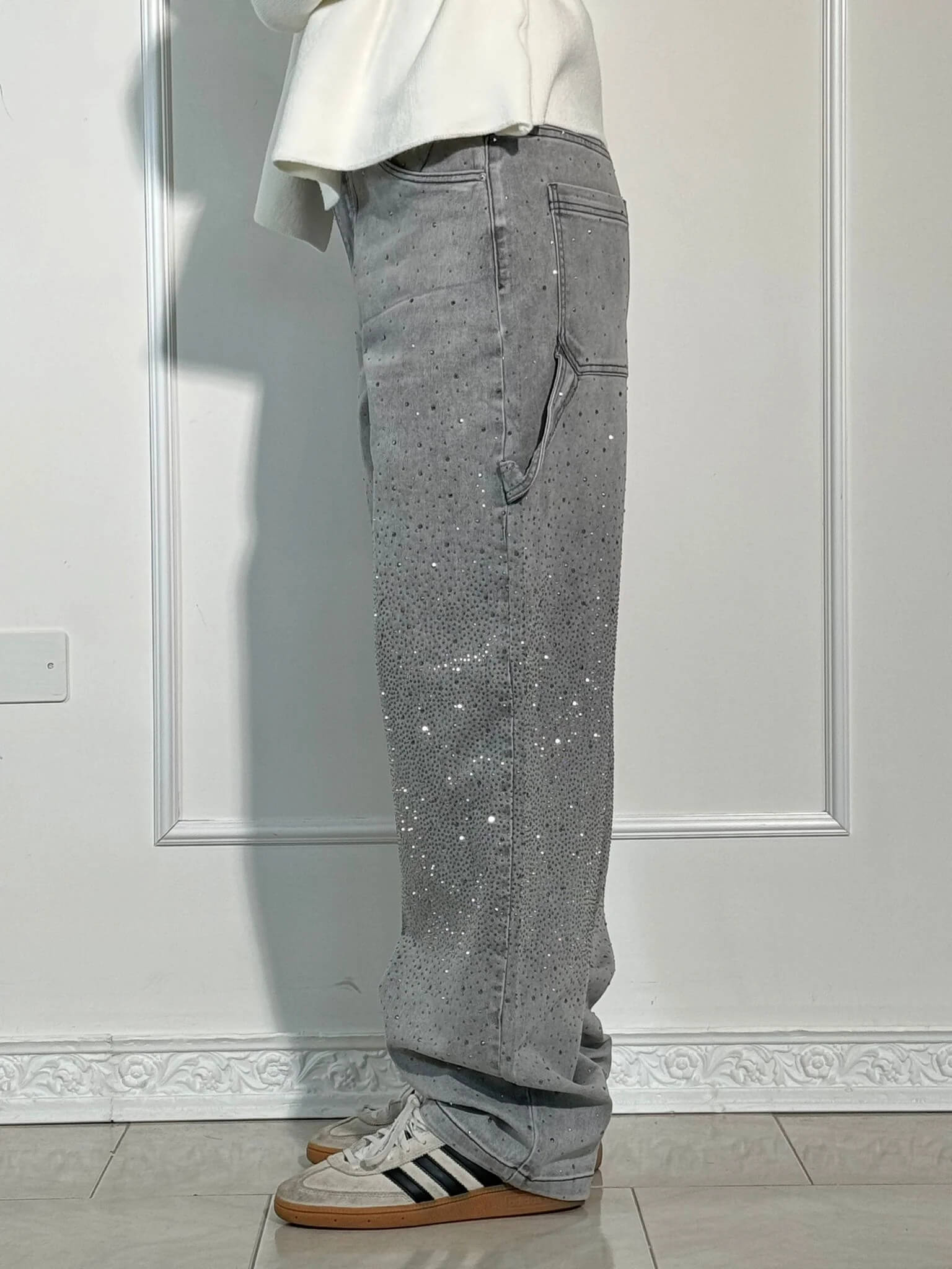 THE CARPENTER | BALLOON JEANS SUPER SHINE JEWEL APPLICATONS