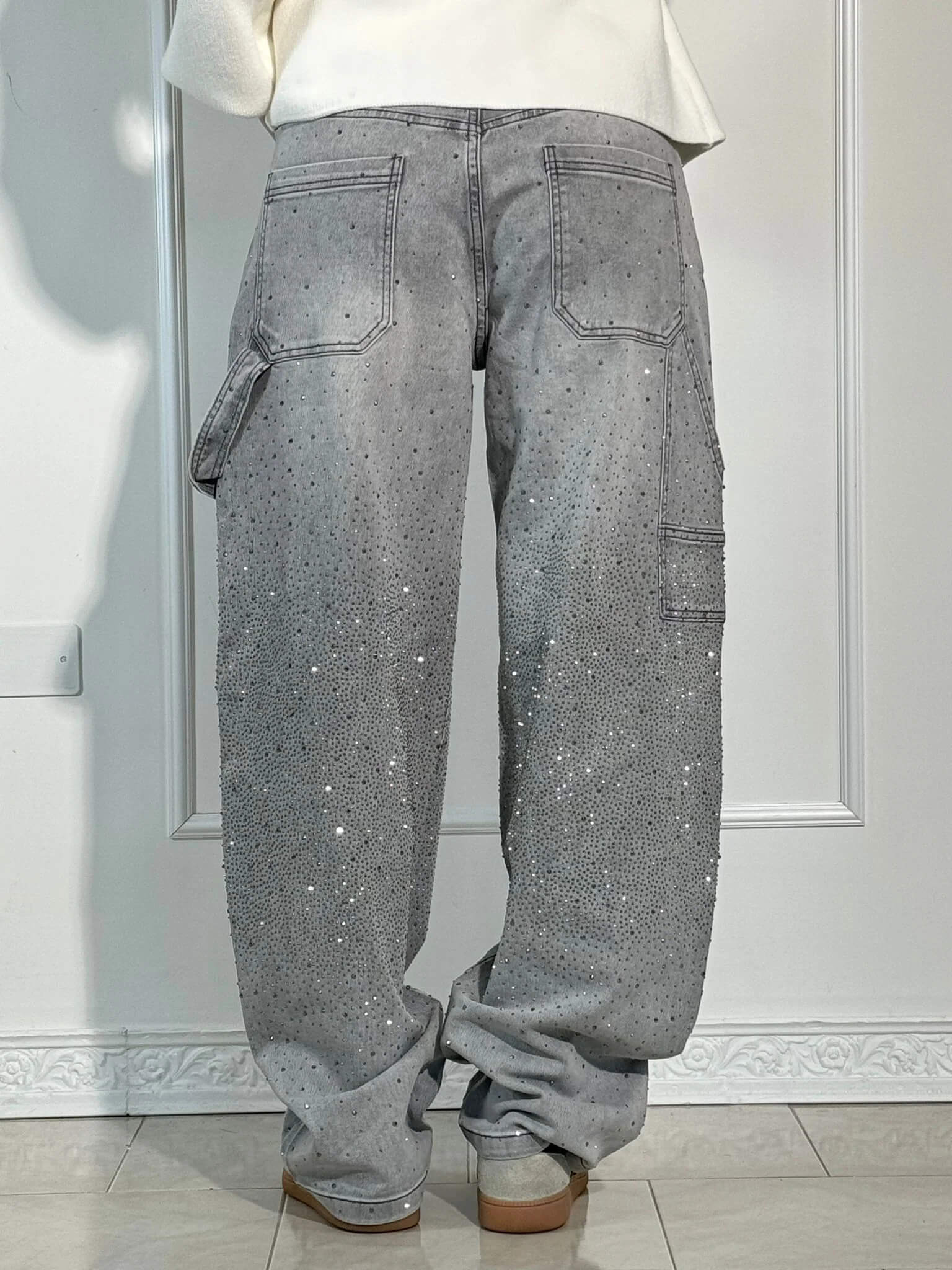 THE CARPENTER | BALLOON JEANS SUPER SHINE JEWEL APPLICATONS