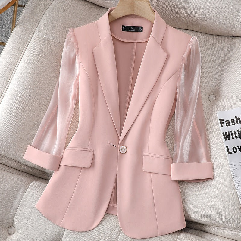 THE ARIA | TAILORED BLAZER WITH ORGANZA SLEEVES