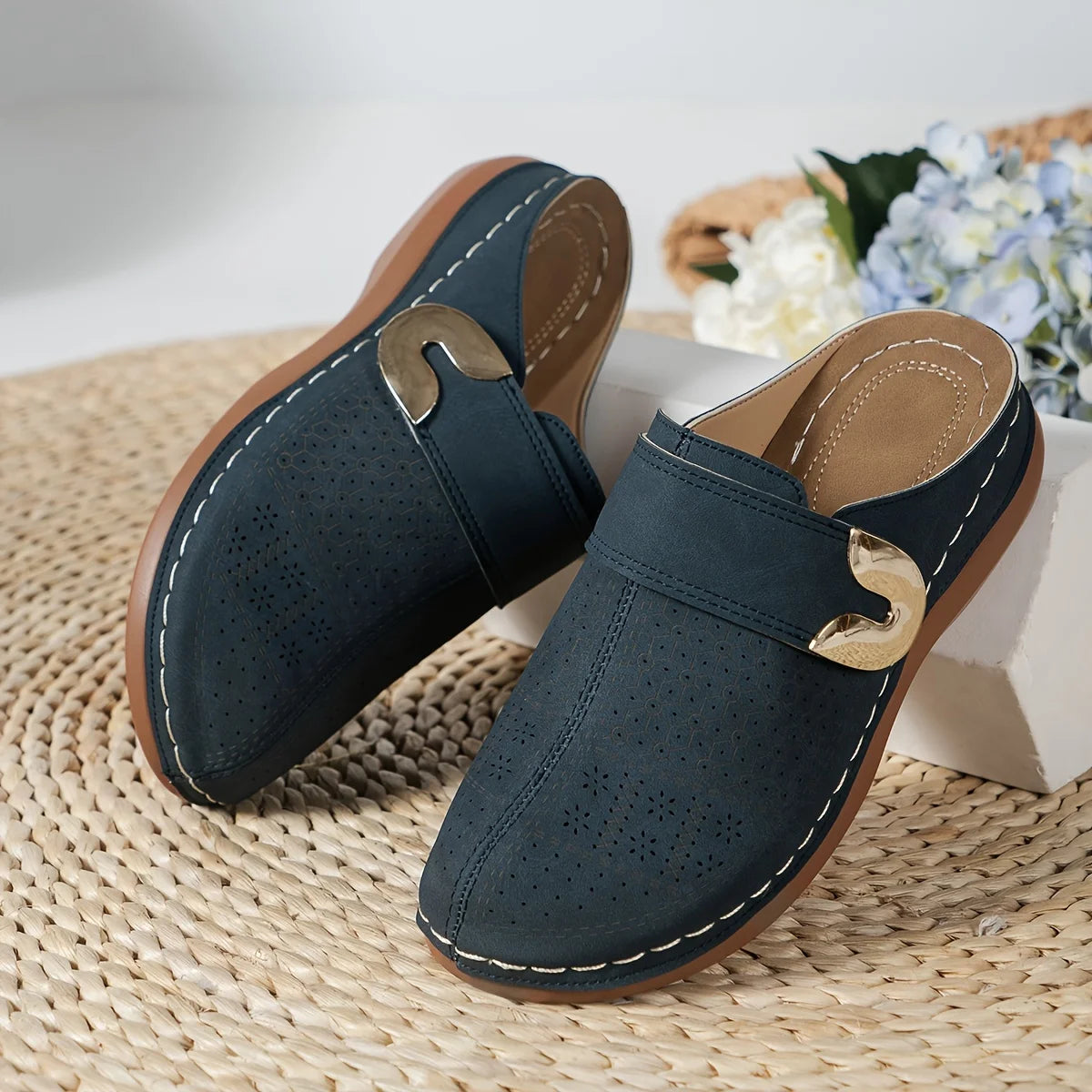 THE ELEVINA | CHIC COMFORT WEDGE SANDALS