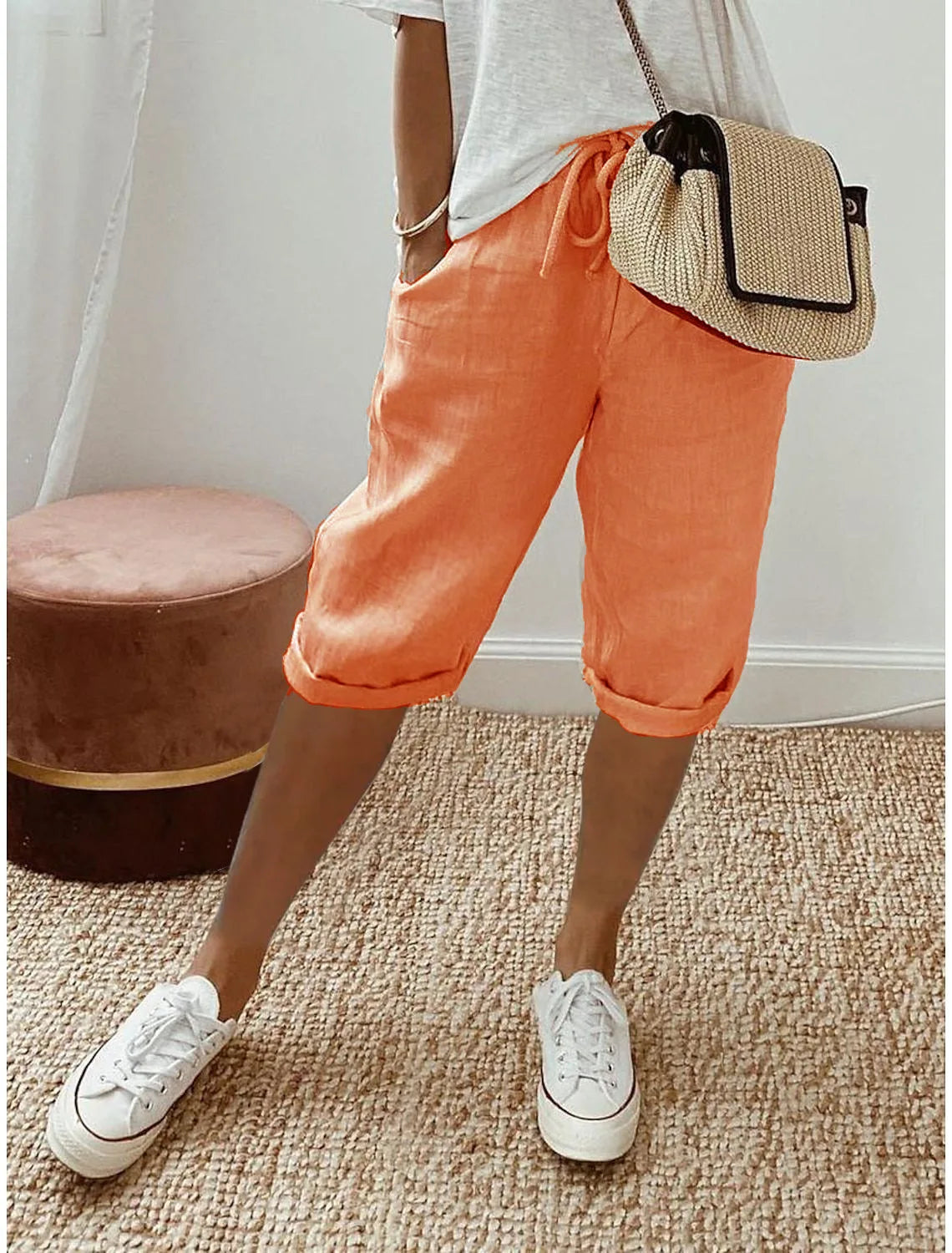 THE AURELIE | RELAXED LINEN HAREM PANTS