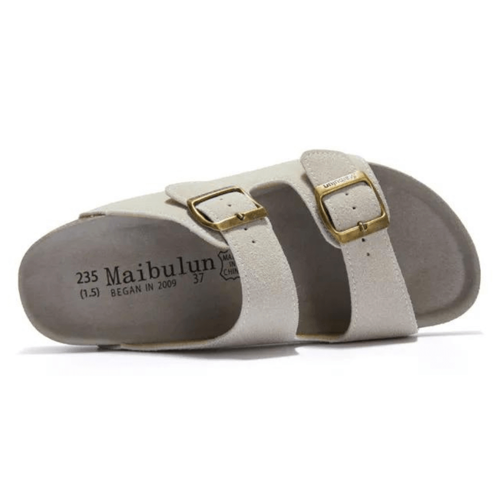 THE TUNDRA LITE | SUEDE SANDALS EGGSHELL