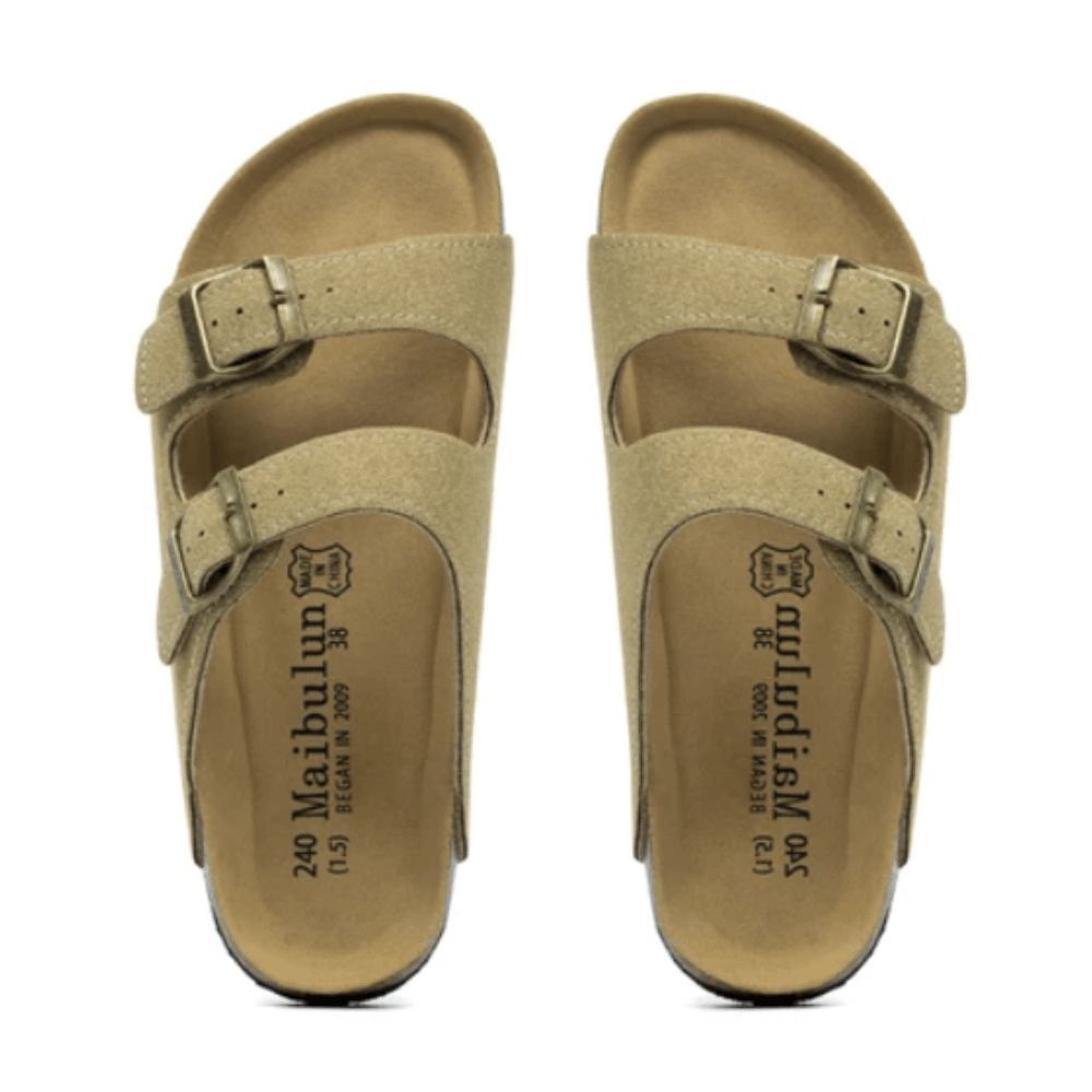 THE TUNDRA LITE | SUEDE SANDALS LIGHT BROWN