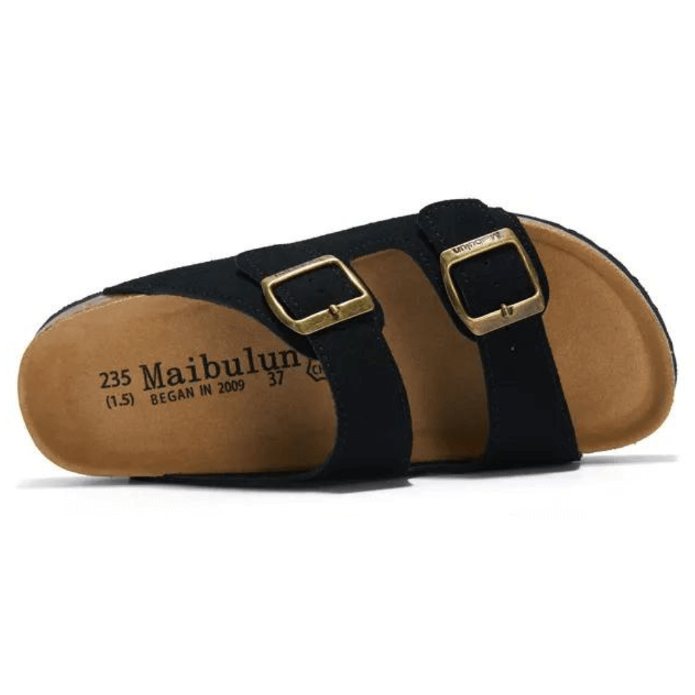 THE TUNDRA LITE | SUEDE SANDALS BLACK