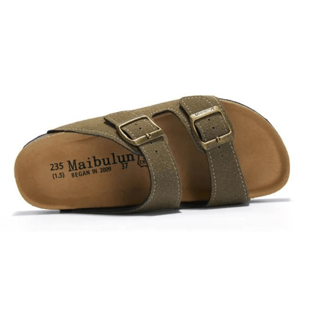 THE TUNDRA LITE | SUEDE SANDALS GREEN