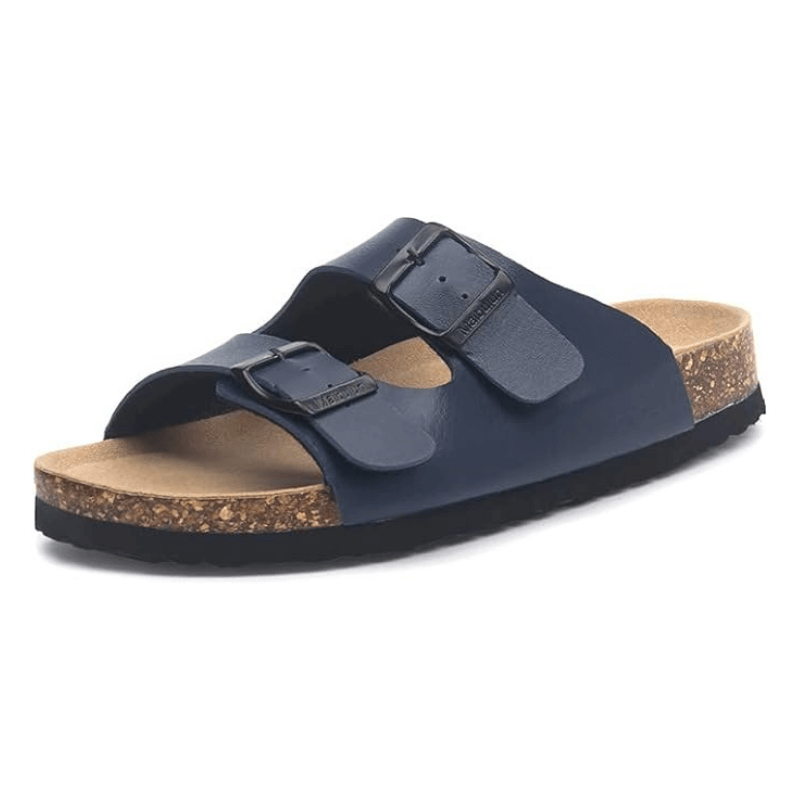 THE TUNDRA LITE | LEATHER SANDALS NAVY