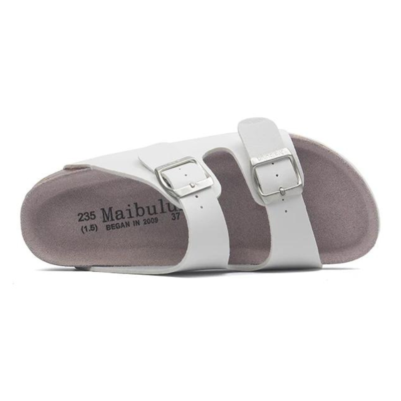 THE TUNDRA LITE | LEATHER SANDALS WHITE