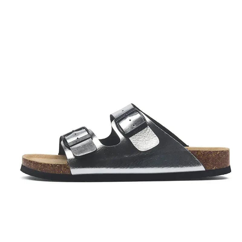 THE TUNDRA LITE | LEATHER SANDALS SILVER
