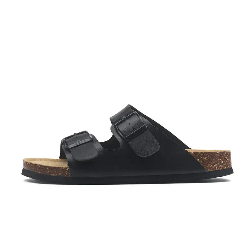 THE TUNDRA LITE | LEATHER SANDALS BLACK