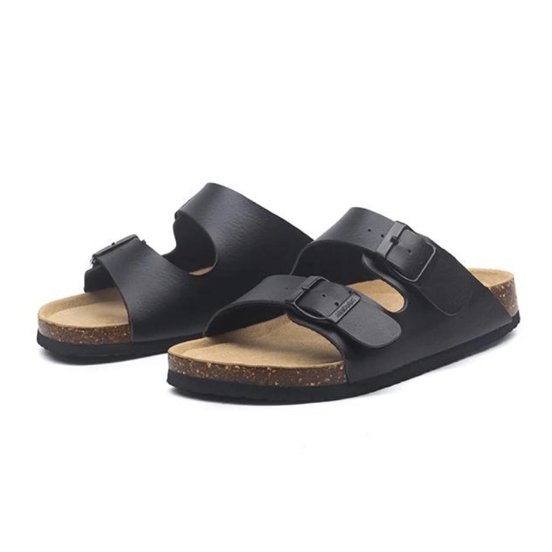THE TUNDRA LITE | LEATHER SANDALS BLACK