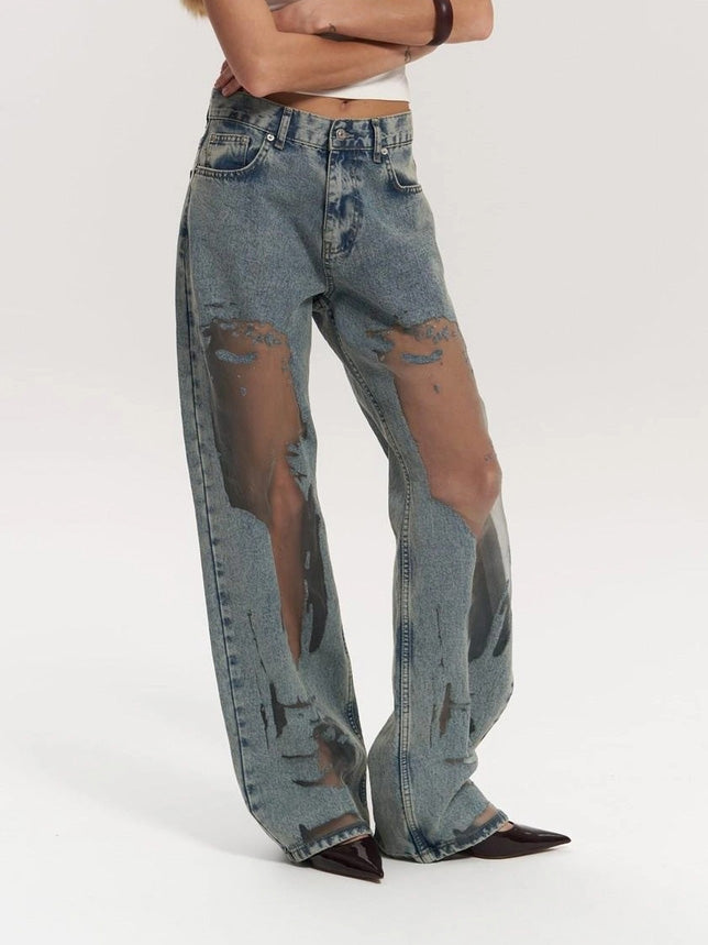 THE LYNNE | TRANSPARENT JEANS