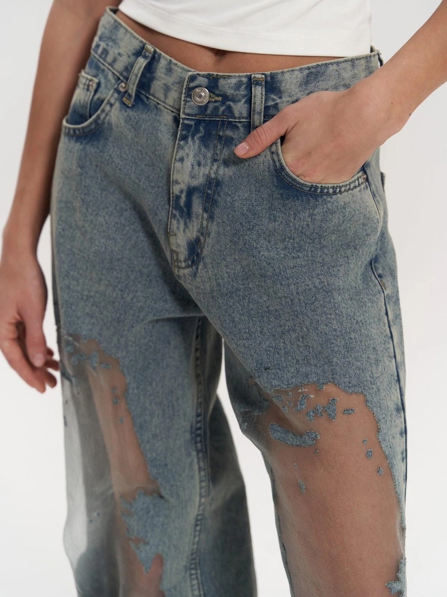 THE LYNNE | TRANSPARENT JEANS