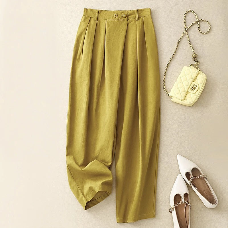 THE NOURA | RELAXED LINEN TROUSERS