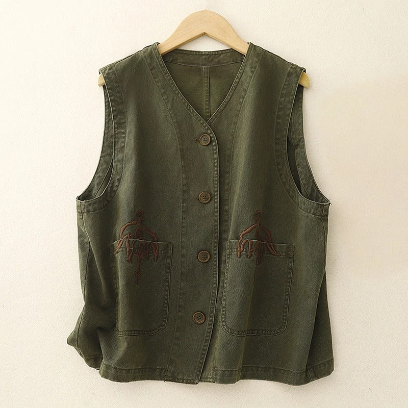 THE LOVELY | LINEN EASE VEST