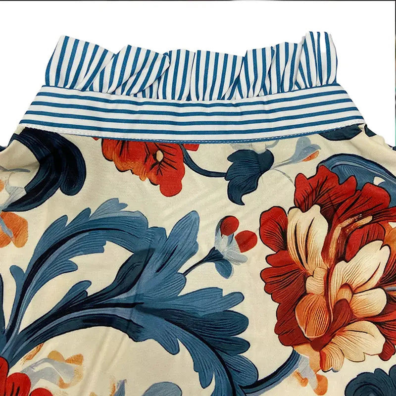 THE CORA | VINTAGE FLORAL PRINTED BLOUSE