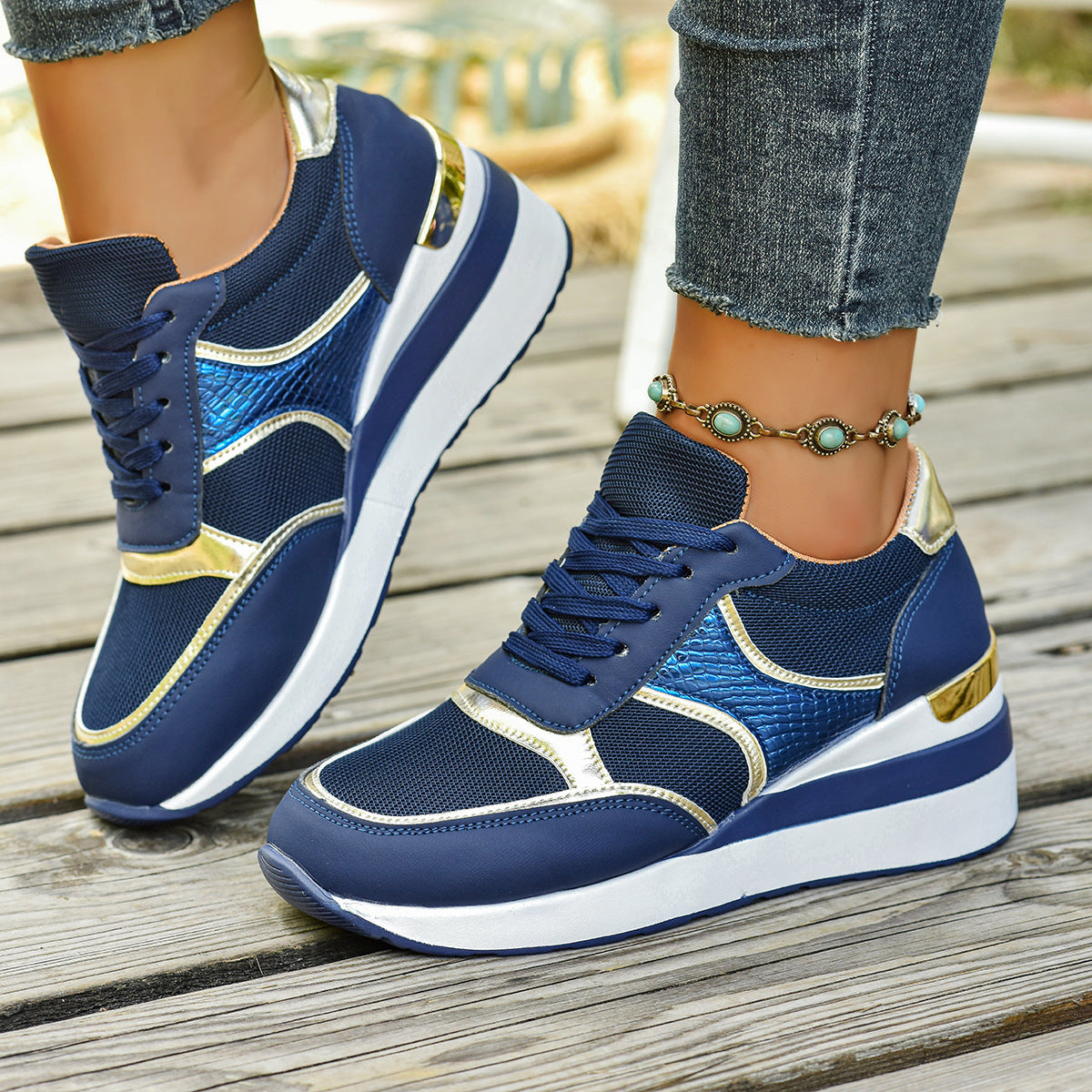 THE CORA™ | COMFORT MID-HEEL SNEAKERS